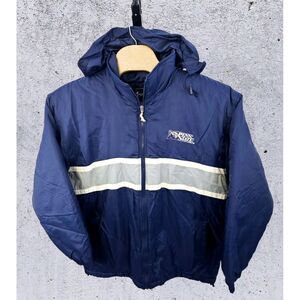 Vintage Penn State Jacket Size XL Nylon Quilted Lined Full Zip Nittany Lions PSU